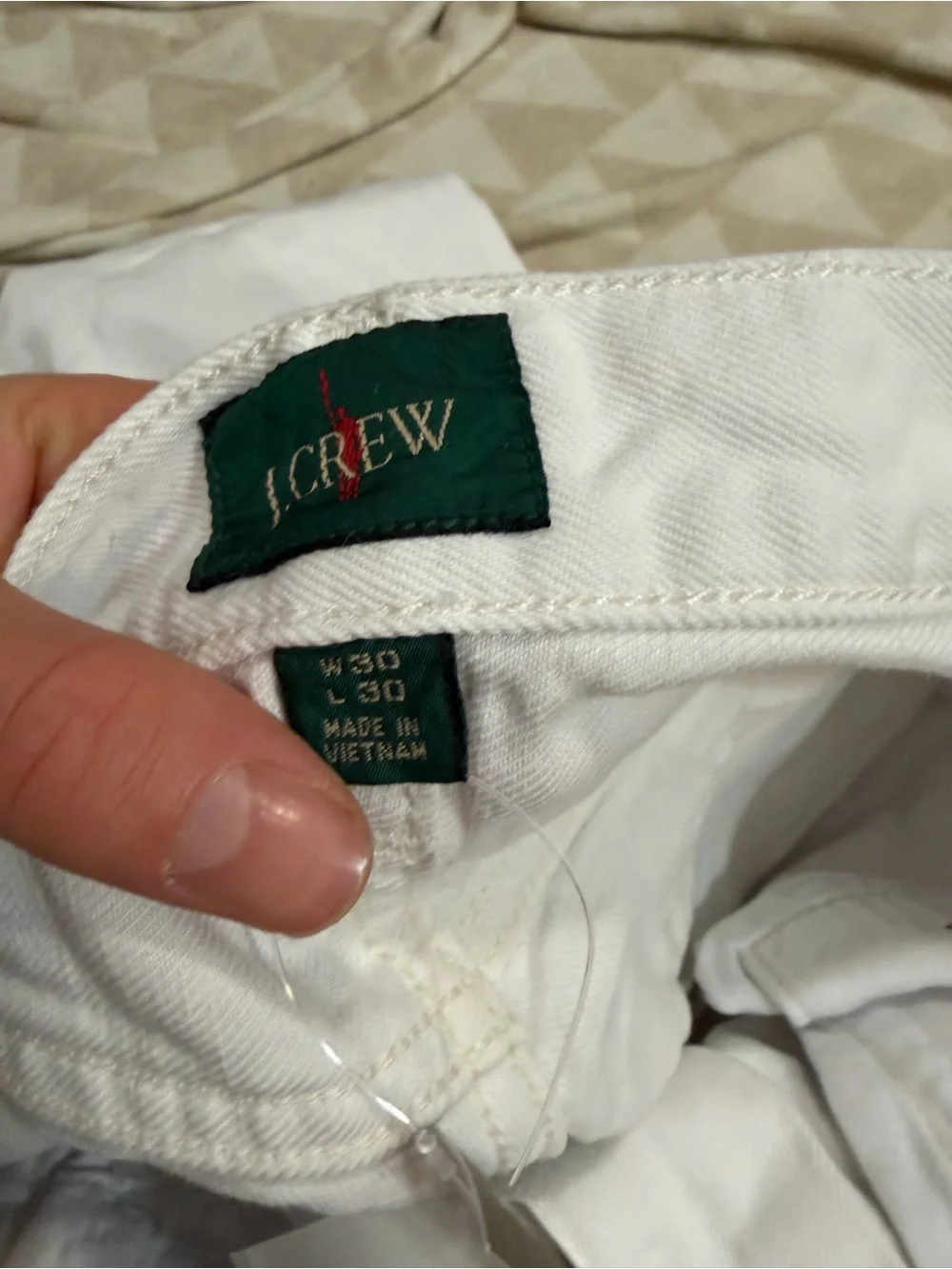J. Crew there tear